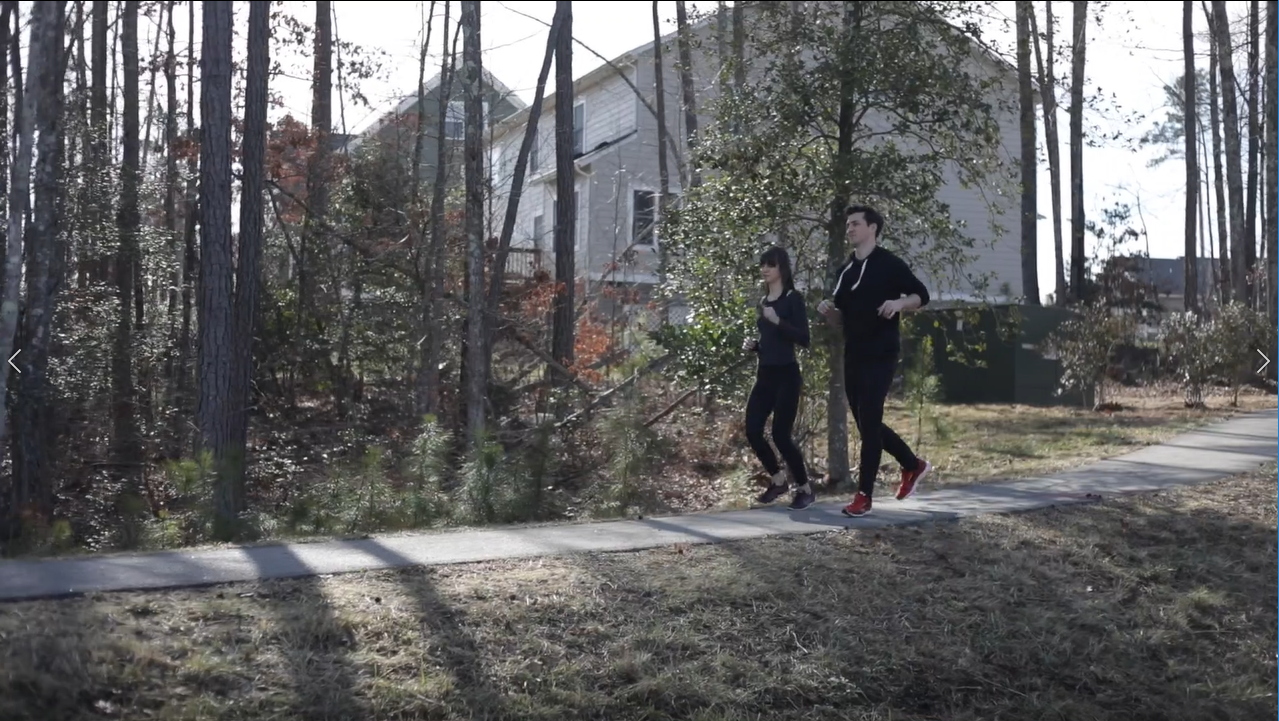 03 Couple Video - Neighborhood Trail - Run Walk Exercise - Family - Park.mov